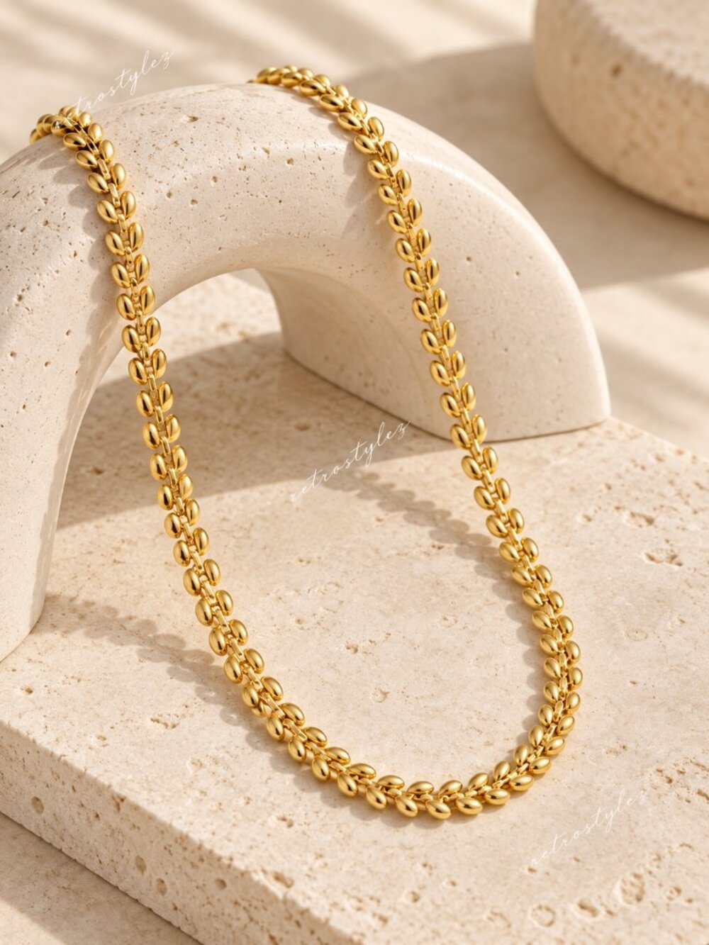 14K Gold Womens 18" Chain Link Style Necklace Ladies 18 inch 14 K Silver Jewelry